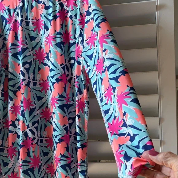 Jofit UV Long Sleeve Mock 1/4 Zip Golf Shirt; Sz: L; EUC - Picture 6 of 10